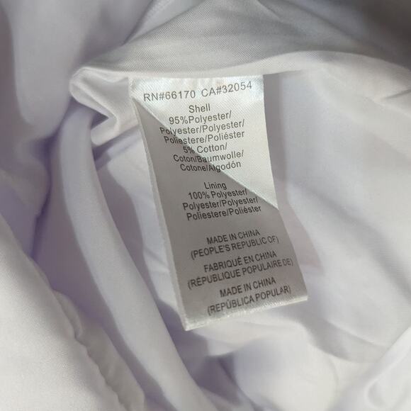 Hutch Savannah White Seersucker Bow Front Wide Leg Jumpsuit Size 2 XS Preowned - Picture 8 of 11